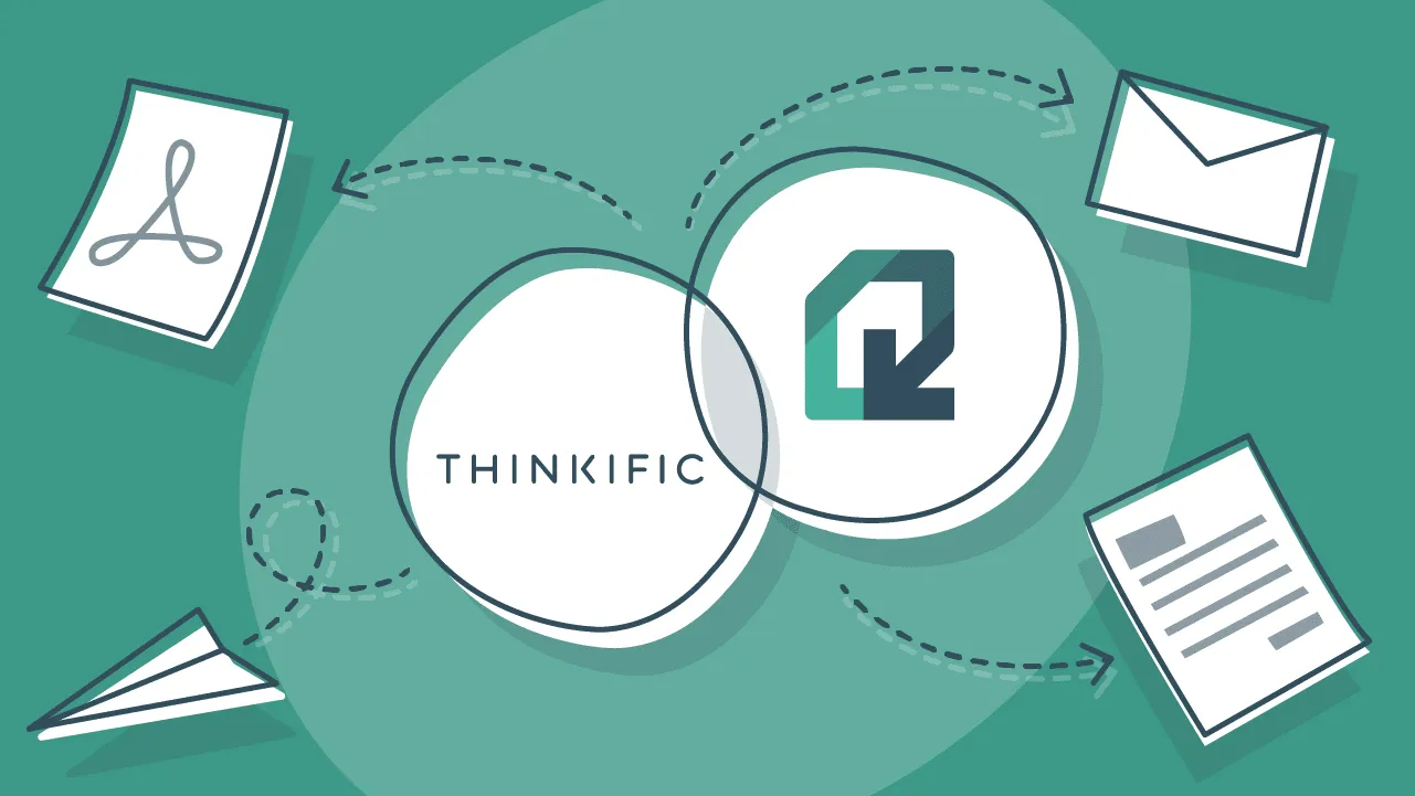Illustration of Automatic Invoicing for Thinkific