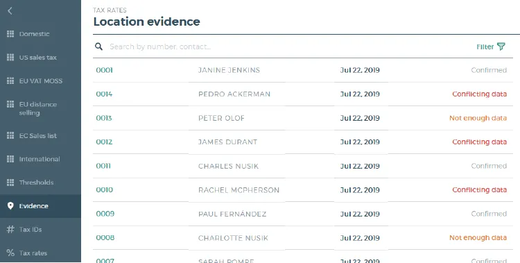 Illustration of Collect Customer Location Evidence