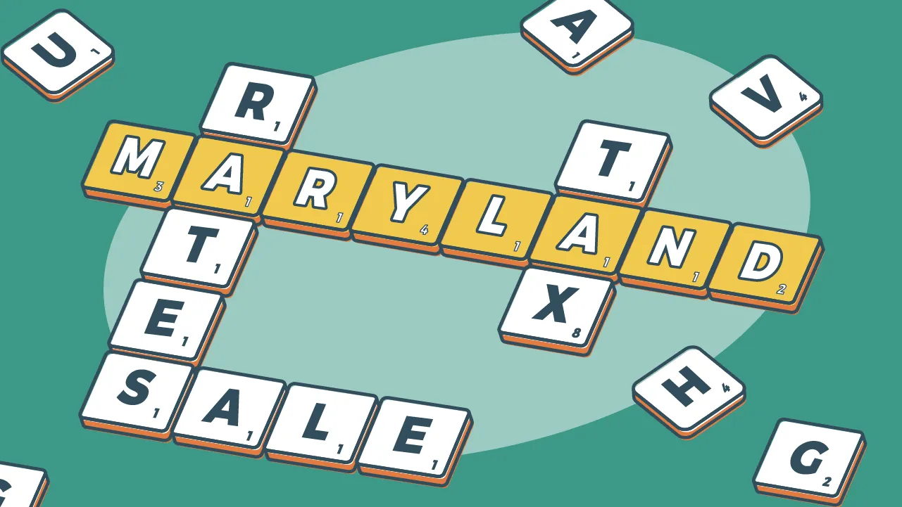 Illustration of Maryland Sales Tax, in a Nutshell