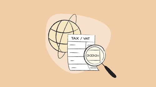 Image of a list of product tax codes