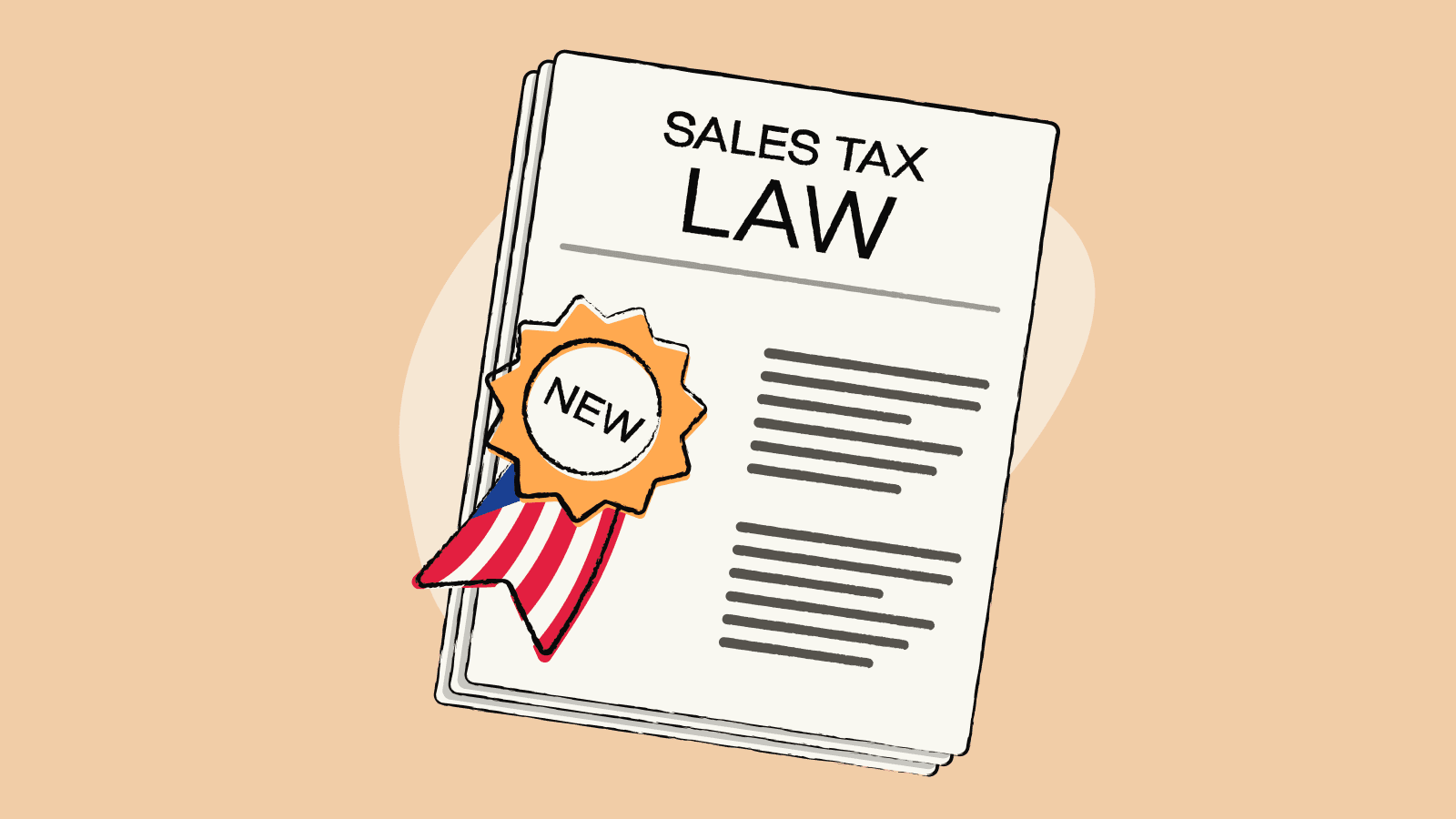 illustration of a legal document